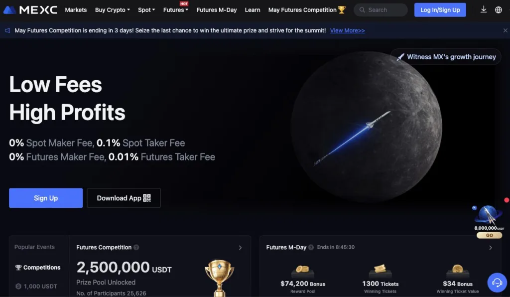 The MEXC Global Crypto Exchange